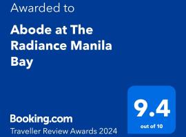Abode at The Radiance Manila Bay, hotel malapit sa Cultural Centre of the Philippines, Maynila