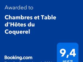 Chambres et Table d'Hôtes du Coquerel, alquiler vacacional en Saint-Siméon