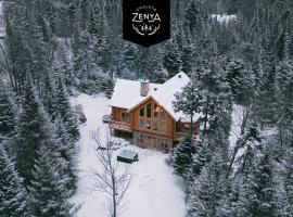 Chalet Red Deer Spa at Fiddler Lake, hotel in Mille-Isles