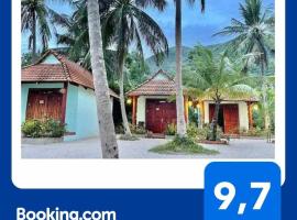 Kiki Coconut Beach Resort, hotel i nærheden af Ham Ninh Fiskerlandsby, Phú Quốc