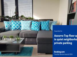 Azzurro-Top floor apartment in quiet neighborhood, Free private parking, hotel cerca de Estadio Spartak, Varna