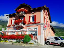 Auberge Les Rangs, Hotel in der Nähe vom Flughafen Sion - SIR, 