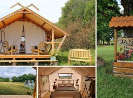 Glempings Janavas、Daudziešēniのグランピング施設