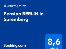 Pension BERLIN in Spremberg: Spremberg şehrinde bir otel