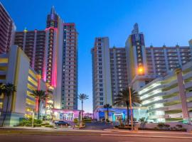 1 BR Deluxe Jacuzzi Condo Southern Exposure Oceanview Wyndham Ocean Walk - Daytona Funland 2429, hotel in Daytona Beach