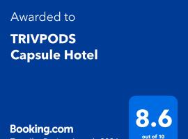 TRIVPODS Capsule Hotel, kapselhotell i Trivandrum