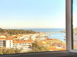 Les Oliviers : Studio spacieux belle vue mer, Clim
