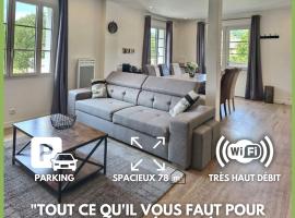 Superbe, T3 spacieux 78 m2, Neuf, Parking, hôtel avec parking à Gerde