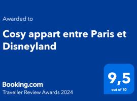 Cosy appart entre Paris et Disneyland, hotel in Villiers-sur-Marne
