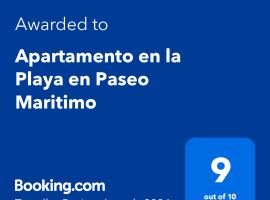 Apartamento en la Playa en Paseo Maritimo