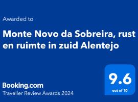 Monte Novo da Sobreira, rust en ruimte in zuid Alentejo, מלון עם חניה באוריקי