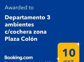 Departamento 3 ambientes c/cochera zona Plaza Colón