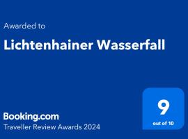 Lichtenhainer Wasserfall、Lichtenhainのホテル