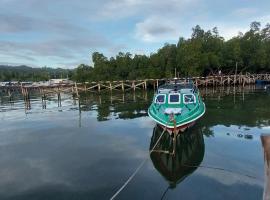 Rental speed boat raja ampat, båt i Saonek