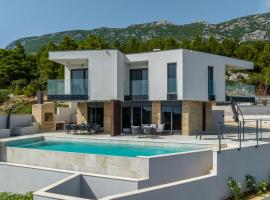 Modern villa Luce with sea view in Peljesac, holiday home in Trstenik