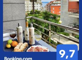 Apartamento turístico en Sanxenxo、サンシェンショにあるシルガー・ビーチの周辺ホテル