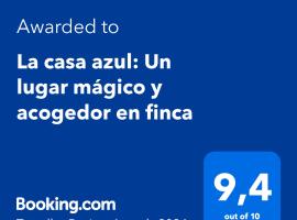 La casa azul de Lua Un lugar mágico, alojamiento con cocina en Juncedo-Campo