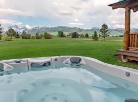 Teton Dreams Log Cabin with Teton Views & Hot Tub