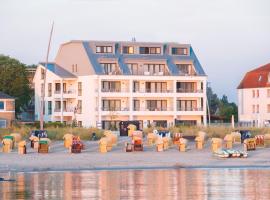 Romantiska viesnīca Strandhotel Luv pilsētā Timmendorfere Štranda