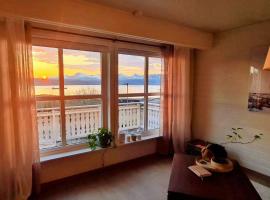 Private Mountain House with Spectacular Views, apartmen di Narvik