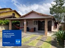 Casa com Piscina Exclusiva - Condomínio em frente ao Mar - Portaria 24h