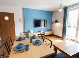 Apartament Łajba Łeba z basenem i kortem tenisowym