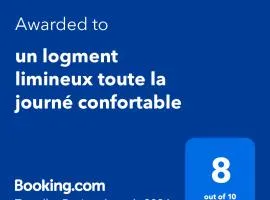 un logment limineux toute la journé confortable