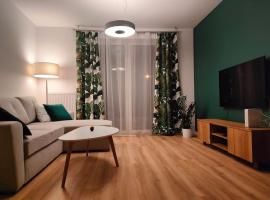 A beautiful green apartment near Cracow: Chrzanów şehrinde bir ucuz otel
