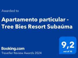 Apartamento particular - Tree Bies Resort Subaúma, hotel with parking in Subaúma