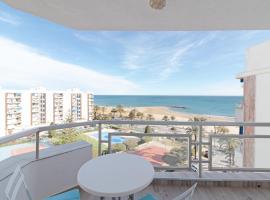 Global Vacacional, Apartamento con terraza e increíbles vistas al mar, Hotel in Puerto de Sagunto