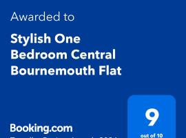 Stylish One Bedroom Central Bournemouth Flat, hôtel à Bournemouth près de : Nuffield Hospital Bournemouth