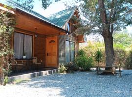 Cabaña El Tiempo Es Arte, lodge i San José de Maipo