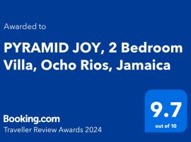 PYRAMID JOY, 2 Bedroom Villa, Ocho Rios, Jamaica, villa i Ocho Rios