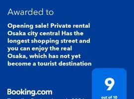 #803 Opening sale! Private rental Osaka city central Has the longest shopping street and you can enjoy the real Osaka, which has not yet become a tourist destination