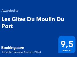Les Gites Du Moulin Du Port, ställe att bo på i Saint-Georges-sur-Cher