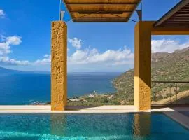 Seafront Ravdoucha Epavlis Athina Villa - Pool, Gym, Sauna, Private Parking, WiFi
