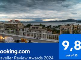 Sea View luxury apartment, hotell i Volos