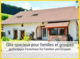 Chez Louna - Grand Gîte，Aumontzey的公寓