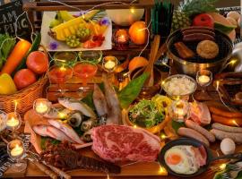 Glamping Base IZUMO "Lakeside Hot Spring Hotel Kun - Vacation STAY 42011v，出雲的豪華露營地點