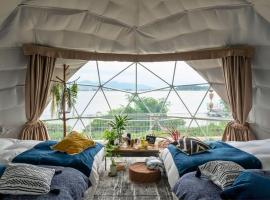 Glamping Base IZUMO "Lakeside Hot Spring Hotel Kun - Vacation STAY 42019v，出雲的豪華露營地點