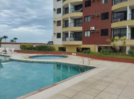 flats aconchegantes piscina e academia via park, casa rústica em Campos dos Goytacazes