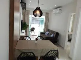 Apartamento fantástico 1 quadra da praia do forte