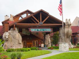 Viesnīca Great Wolf Lodge Williamsburg pilsētā Viljamsbērga, netālu no apskates objekta Colonial Heritage Golf Club