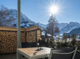 Alpen Bijou mit Bergkulisse & Liebe zum Detail, отель в Адельбодене