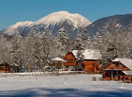 Ranč Mackadam Ranch Mackadam, kotedžas mieste Tržičius