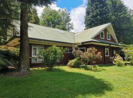 Hostal Casa de Campo Rukaleufu a orillas del Rio Huiscapi, hotel in Villarrica