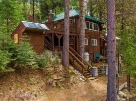 Lewis Creek cabin near Yosemite king beds