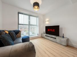Modern Stylish 1 bedroom apartment in the heart of Potters Bar, apartement sihtkohas Potters Bar