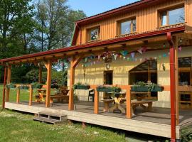 Dzintara Pirts, hotel s baz&eacute;nem v destinaci Vilgāle