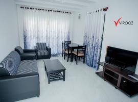 Virooz Residence Rathmalana 2 Bedroom Apartment, departamento en Borupane